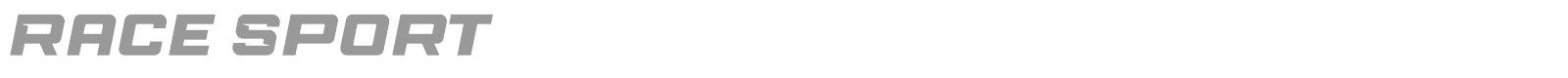 Race Sport font preview